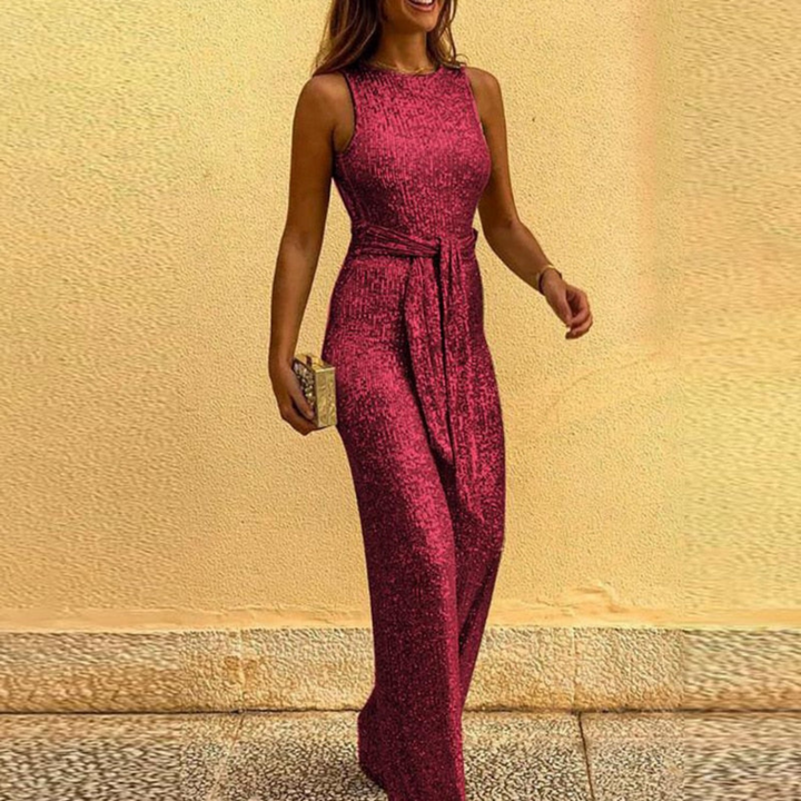 Ærmeløs party-jumpsuit til damer – figursyet & festlig – Amira