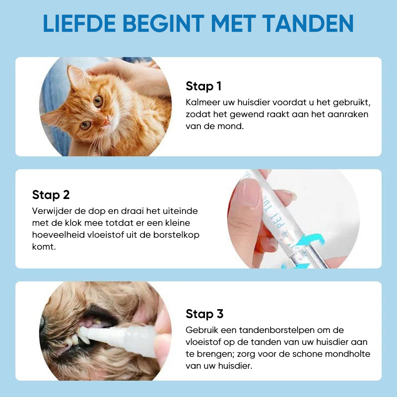 Kæledyr Tandbørste Pen - PetSmile