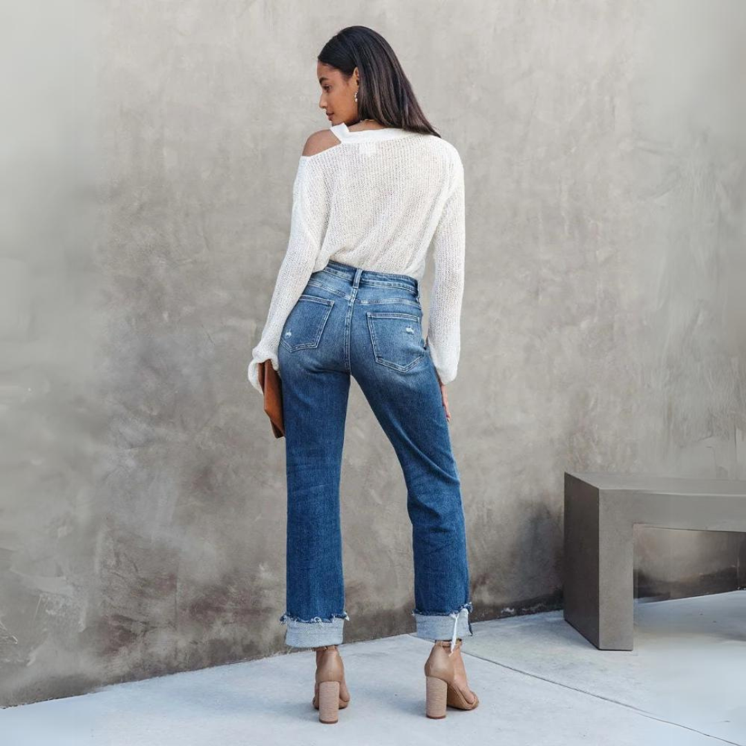 Komfortable damejeans - Elise