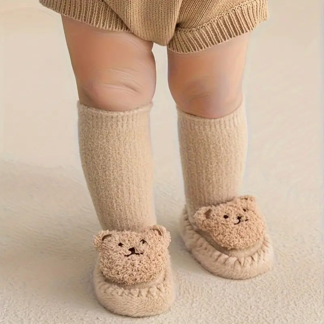 Børnesko sokker med bjørne – CozyBear