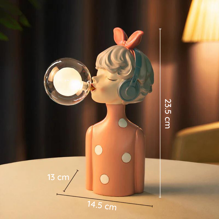 Håndlavet Bordlampe - CraftGlow