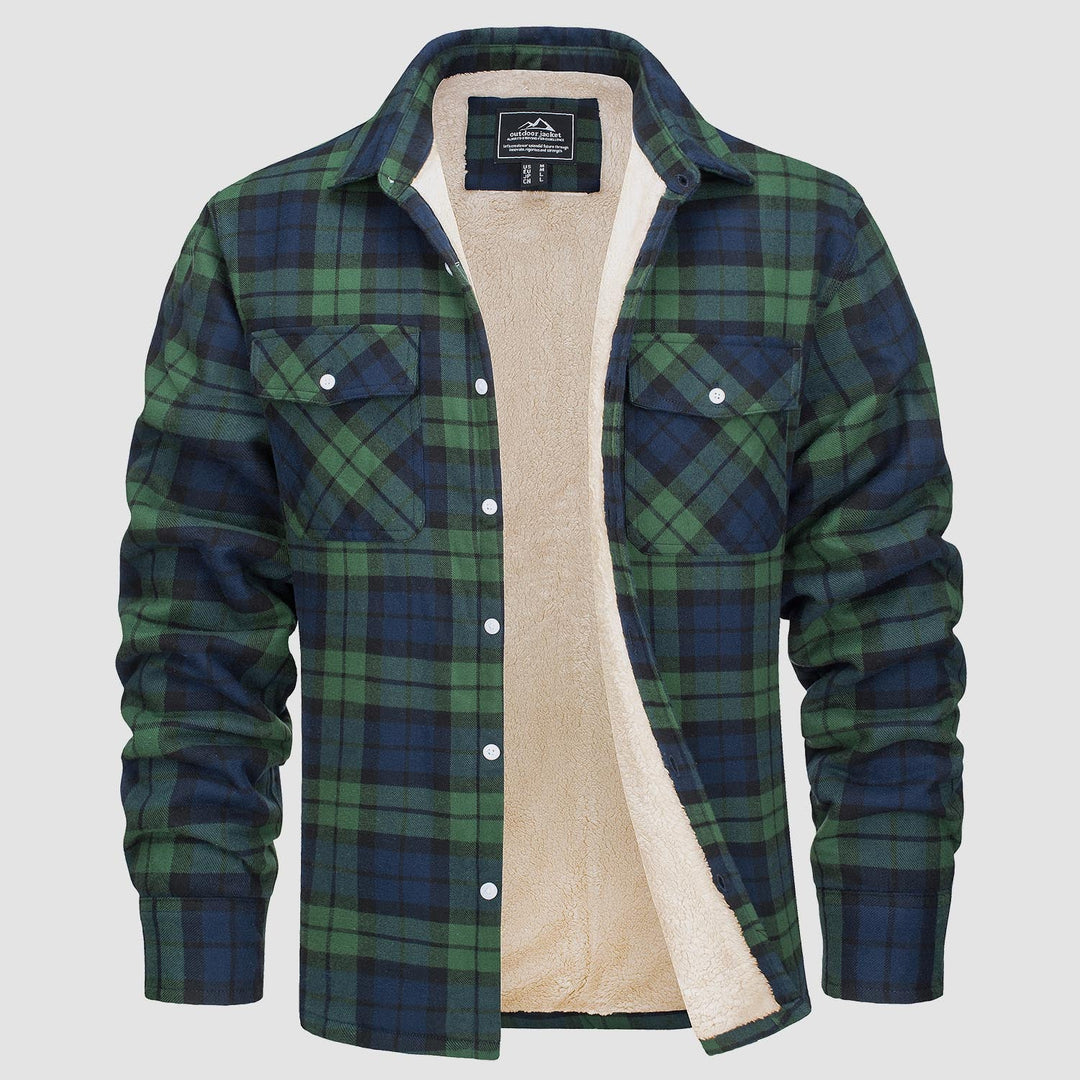 Komfortabel fleece-skjorte - Ruben