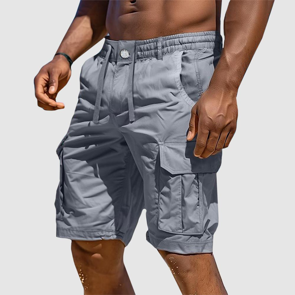 Sommer cargoshorts til herrer i bomuldsblanding – Rafael