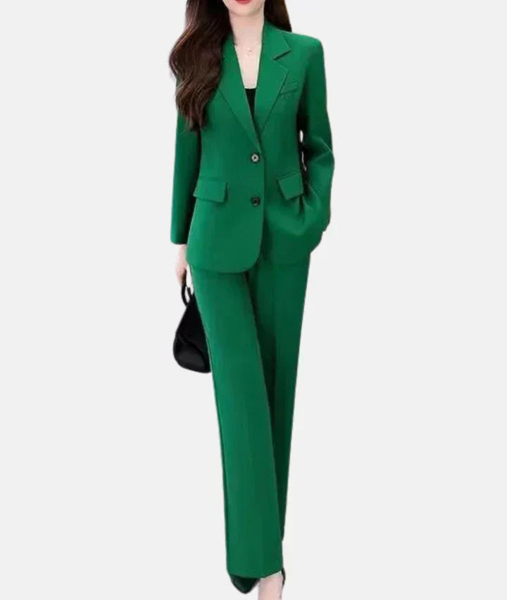 Stilfuldt jakkesæt med taljeret blazer - Isabella
