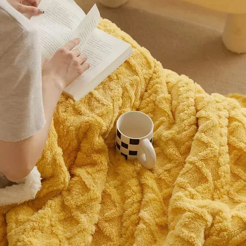 Tykt vintertæppe af lammeuld - WarmWool