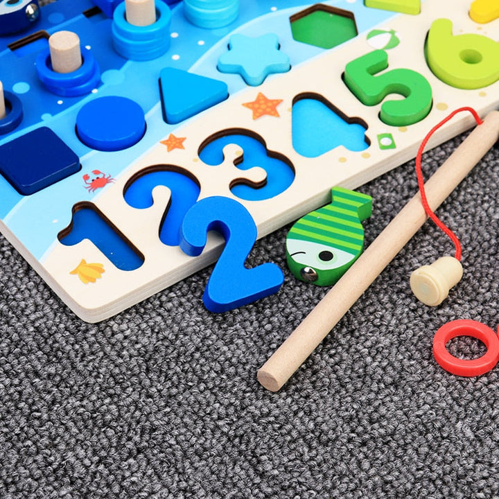 Montessori aktivitetsbræt til tumlinger - Træ LegeSafari