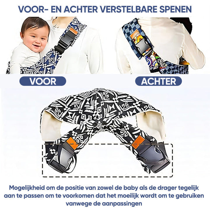 Ergonomisk justerbar bæresele - SnuggleRide