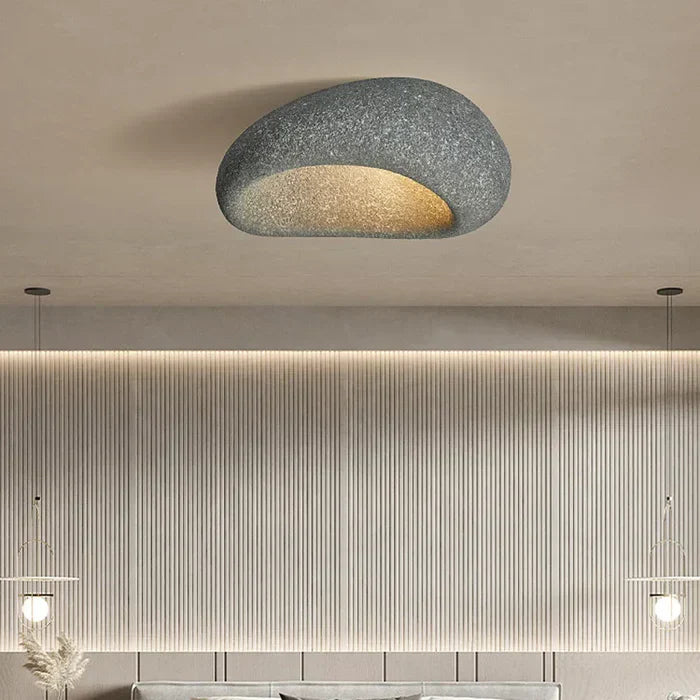 Naturlig Wabi Sabi loftlampe - SereneAura