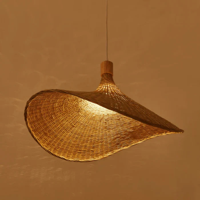 Rattan Hængelampe - RusticWeave
