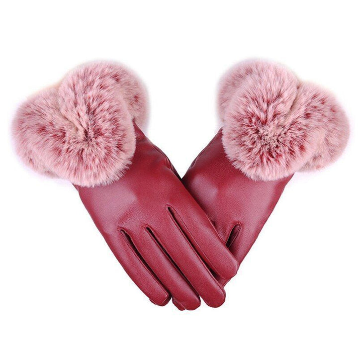 Trendy PU-læderhandsker - SilkGlide