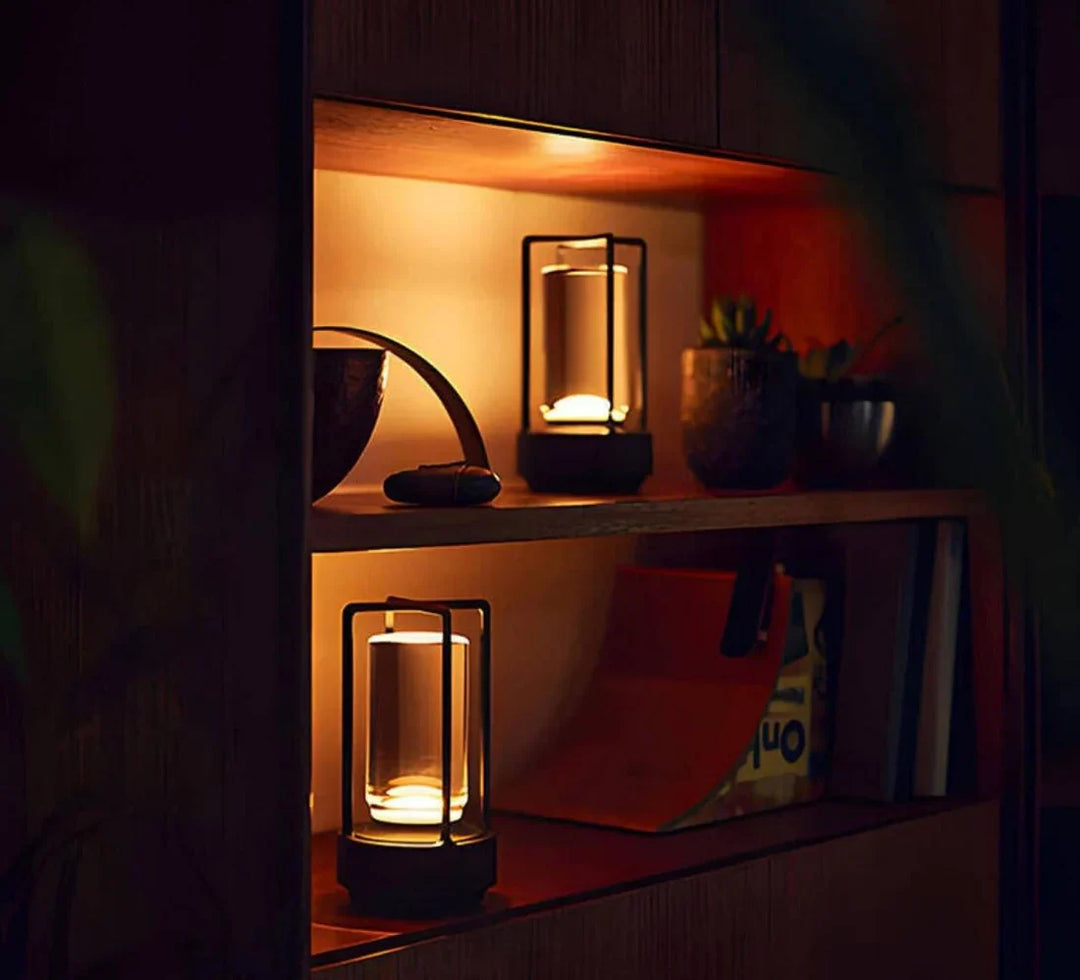Vandtæt og Bærbar Krystalbordlampe - AuroraGlow