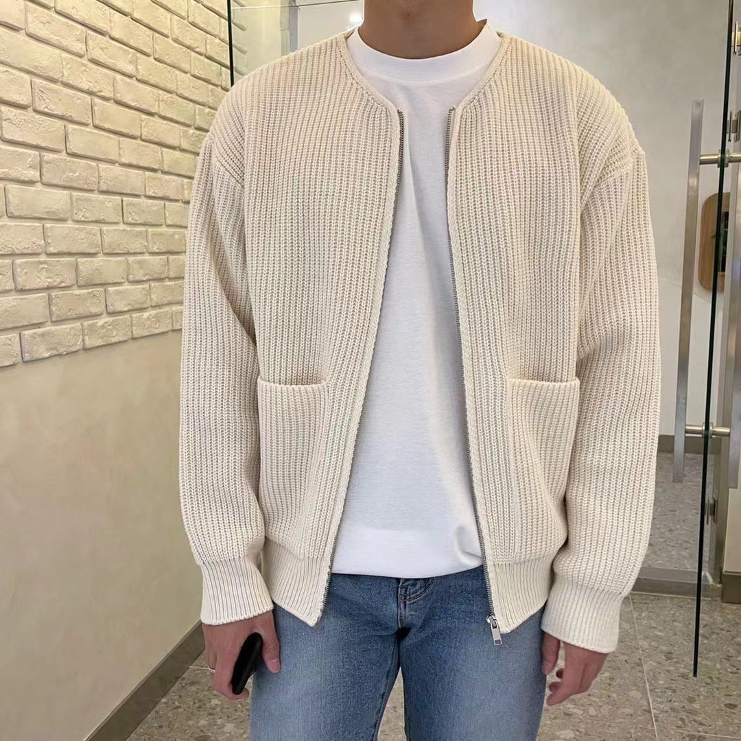 Herrer cardigan med moderne pasform – Conner