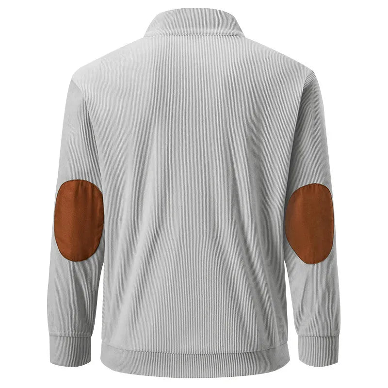 Herresweater med stående krave - Liam