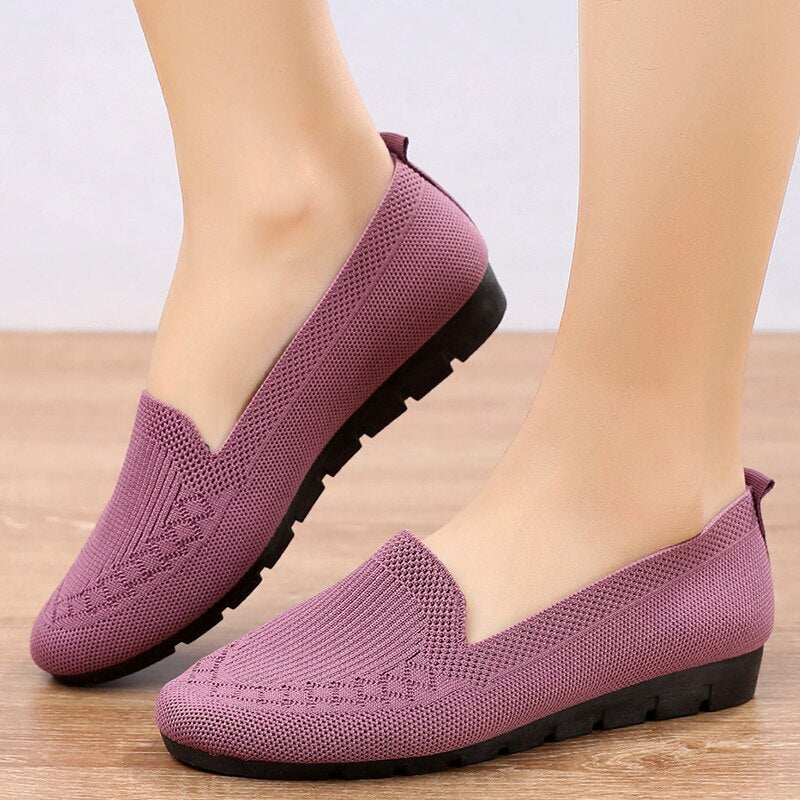 Behagelige og åndbare slip-on efterårssko til kvinder med svangstøtte – Leona