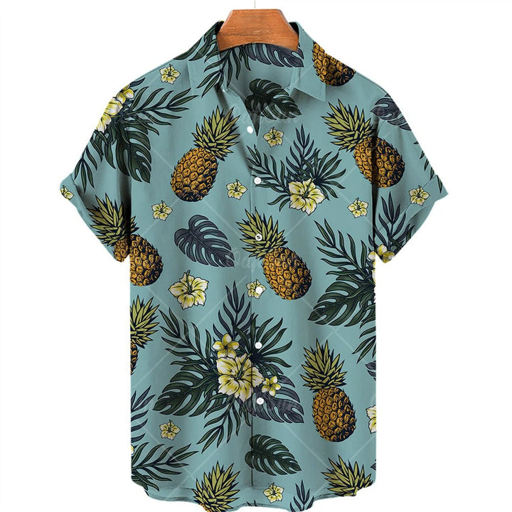 Tropisk Hawaii-skjorte med korte ærmer – Mateo