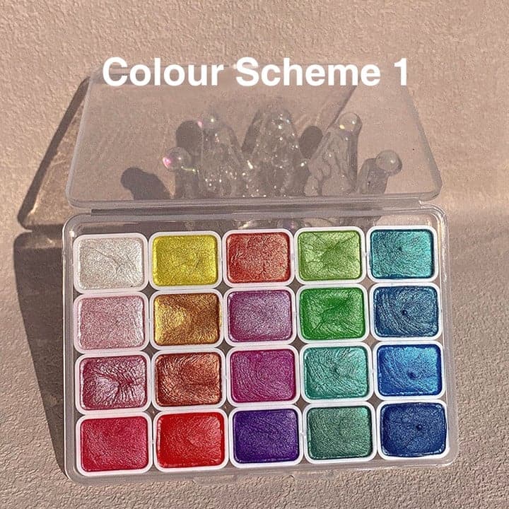 Flerfarvet akvarelmalesæt - ColorCrafter