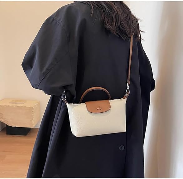 Kvinders crossbody taske - Lille quiltet PU læder rejsetaske