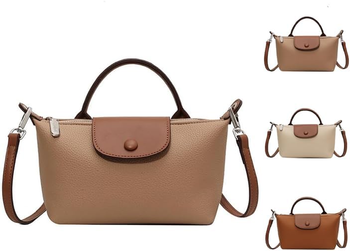 Kvinders crossbody taske - Lille quiltet PU læder rejsetaske