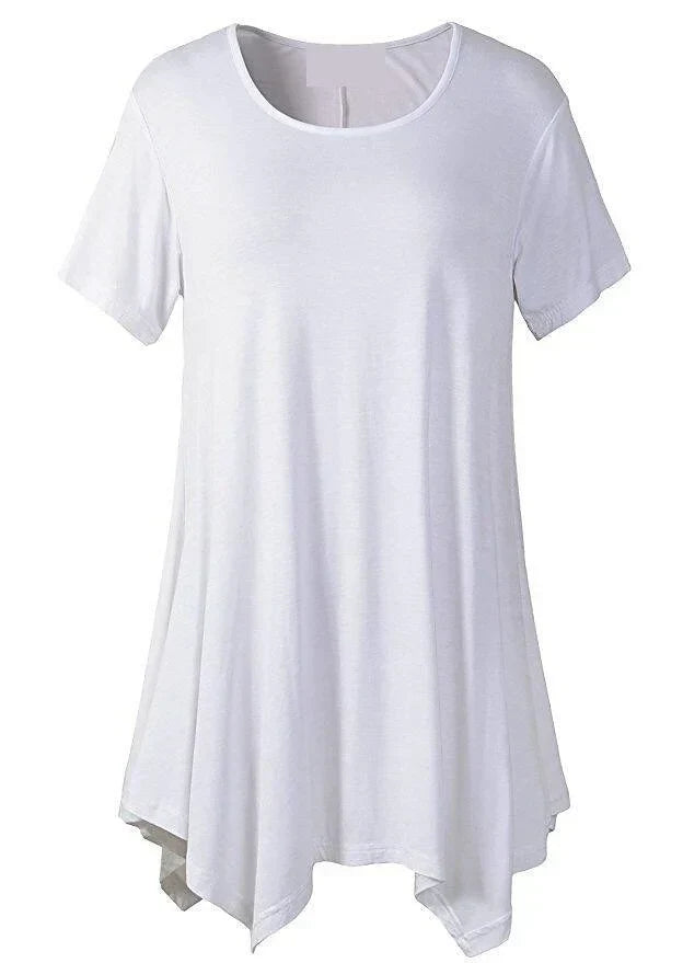 Loose Fit Dame T-shirt med Korte Ærmer – Taryn
