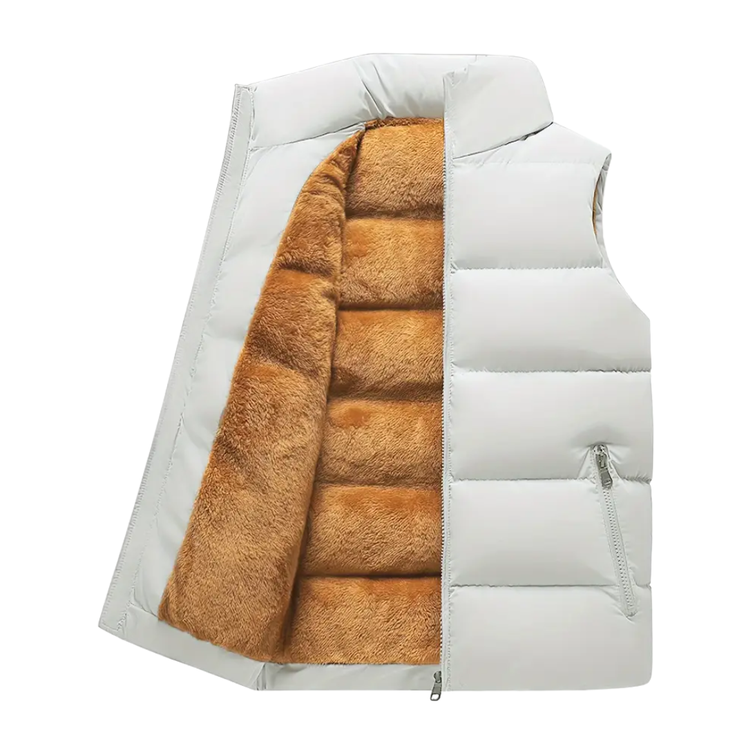 Herren Thermo Bodywarmer fyldt med ståkrave – Arne