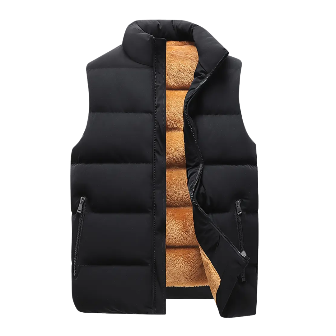 Herren Thermo Bodywarmer fyldt med ståkrave – Arne