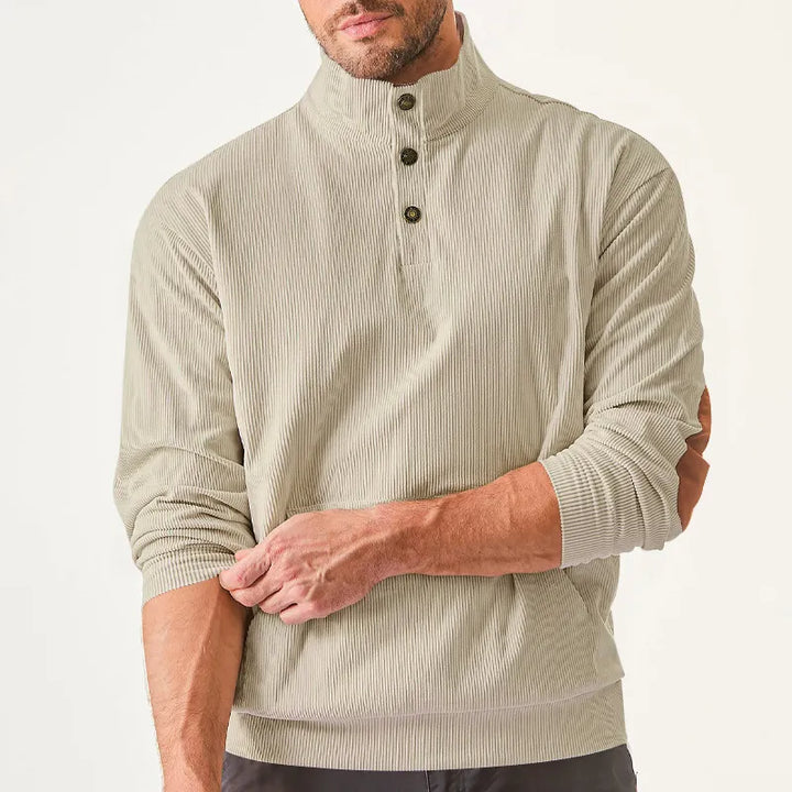 Herresweater med stående krave - Liam