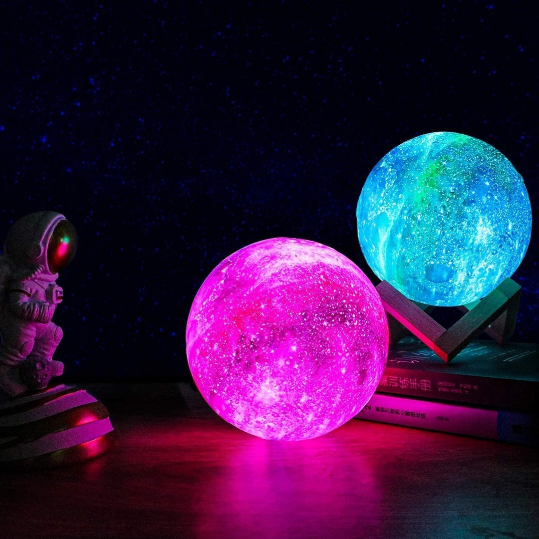 Natlampe med stjernehimmel og touchkontrol - Orion
