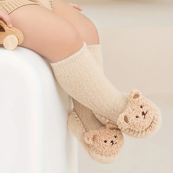 Børnesko sokker med bjørne – CozyBear