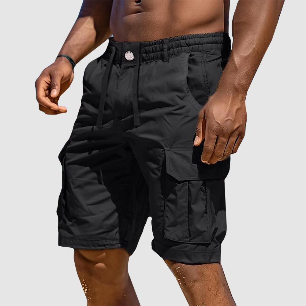 Sommer cargoshorts til herrer i bomuldsblanding – Rafael