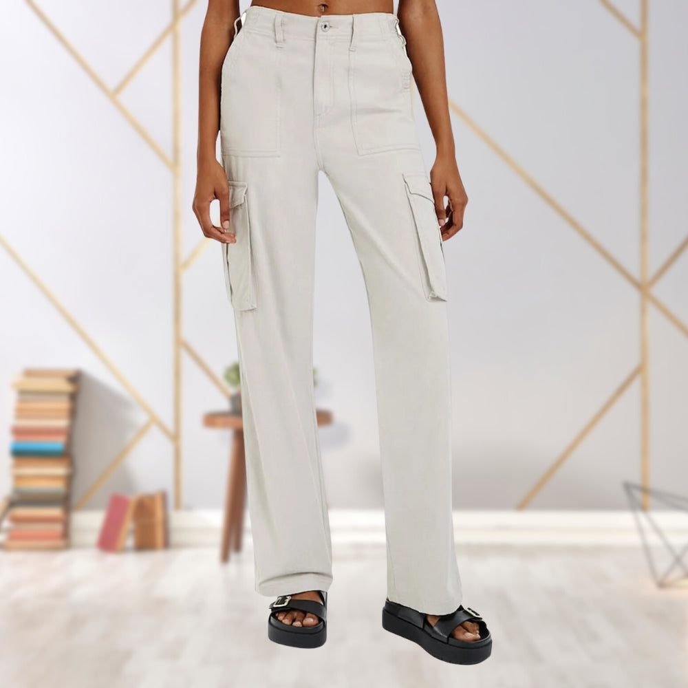 Slim-fit dame cargobukser - Maya