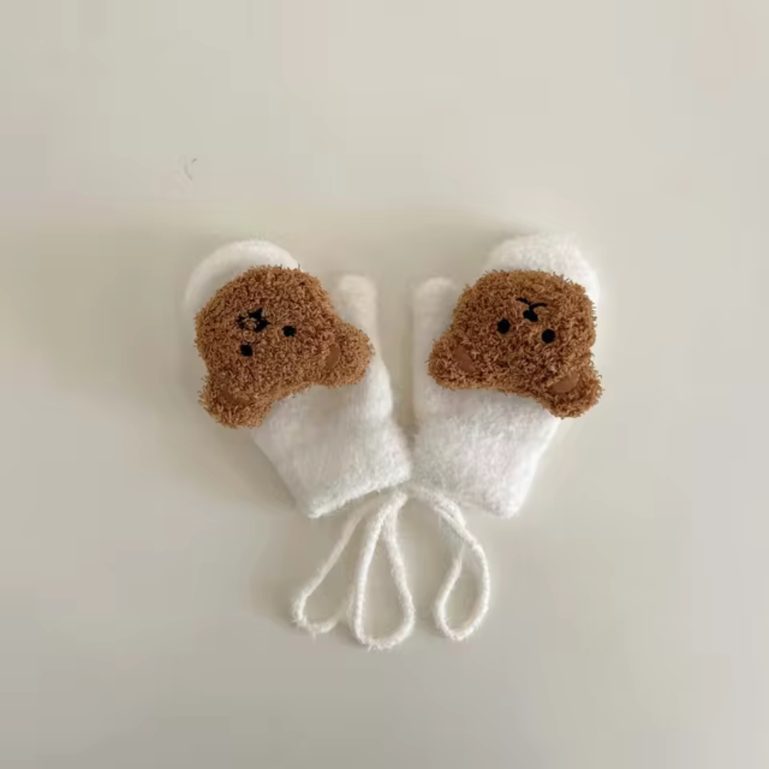 Børne-vinterhandsker med bjørnemotiver – TinyBear handsker