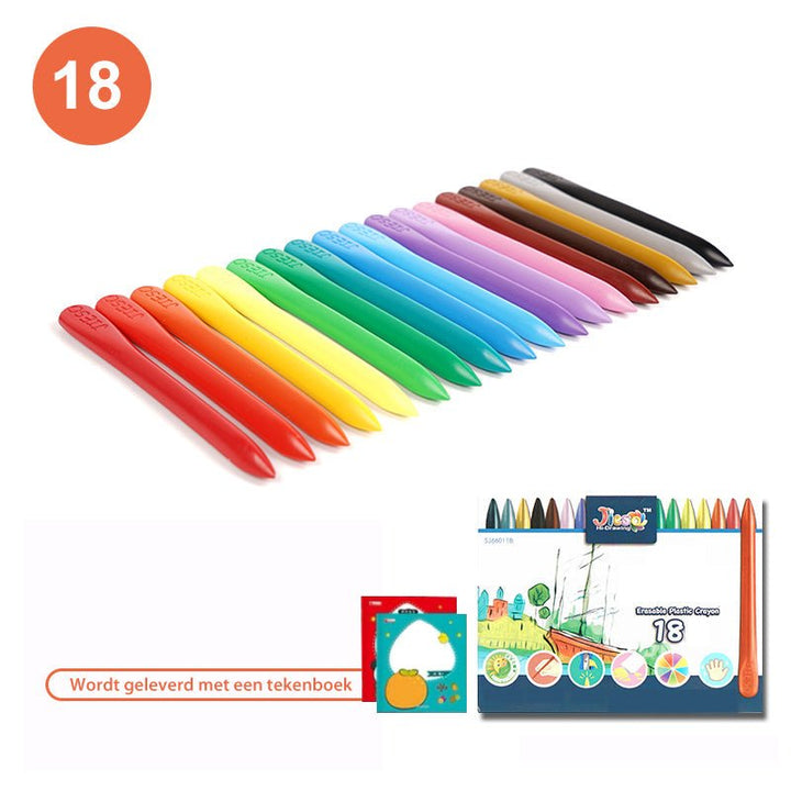 Naturlige, farverige voksfarver - EcoCrayons