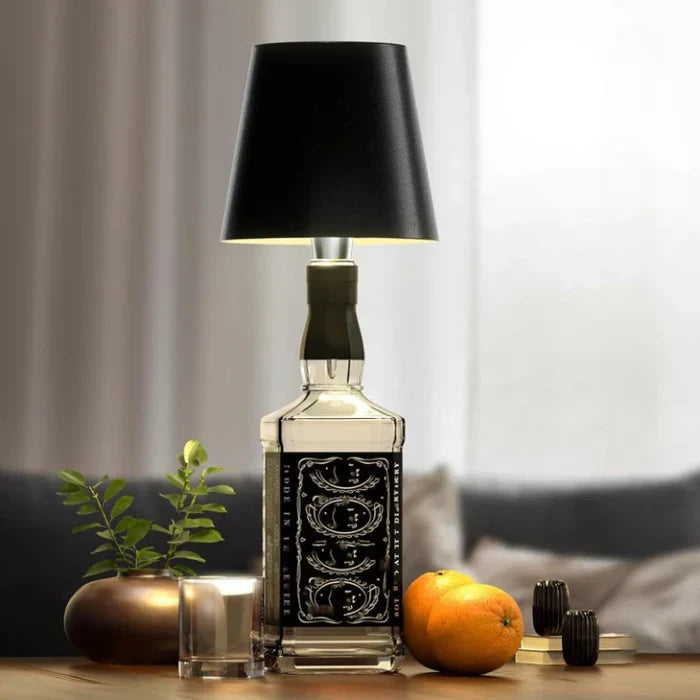 Bærbar LED-flaskelampe - GlowBottle