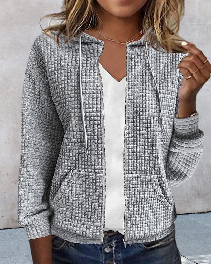 Casual Comfort Damevest med lommer og snore - Sophie