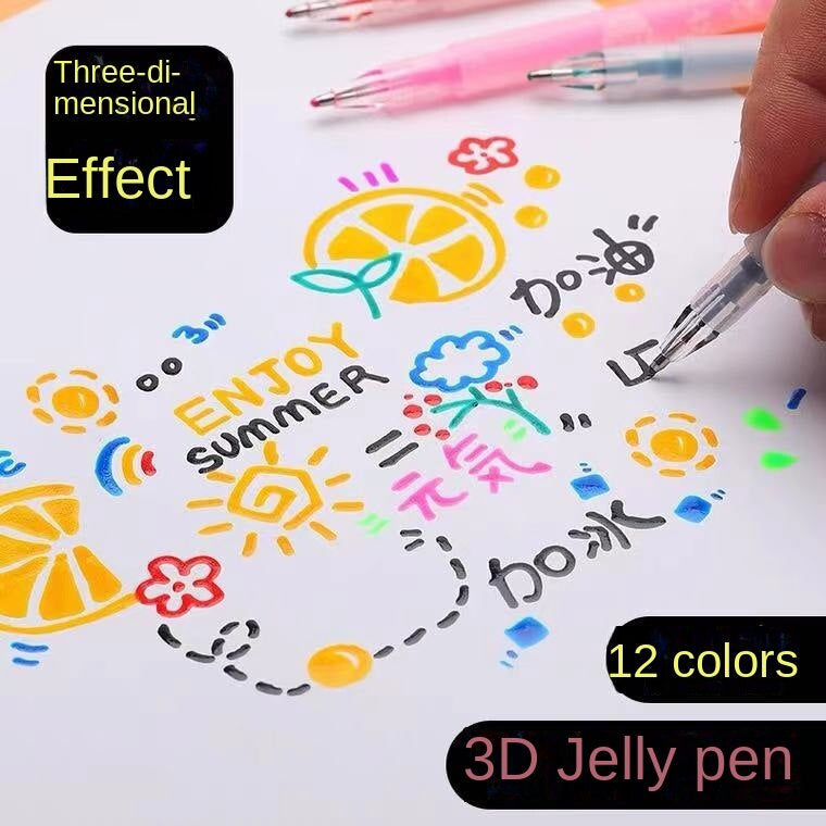 Farverigt gelpennesæt til kreative 3D-designs - 3D ArtPen-sæt
