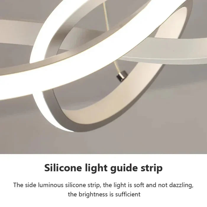 Moderne LED-loftlampe - WaveGlow