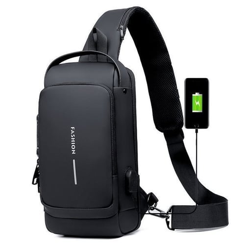 Stilfuld tyverisikret crossbody-taske - Nina