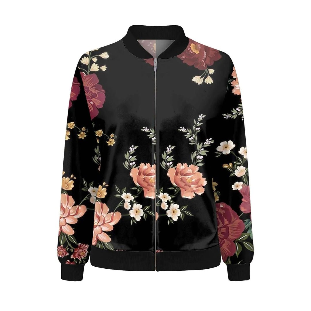 Dame-sommerjakke med fint blomsterprint – Fiora