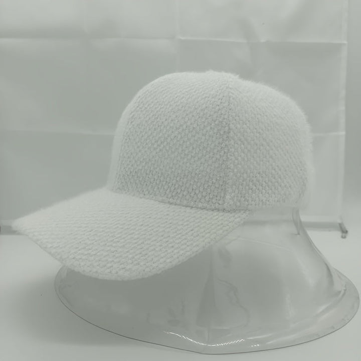 Varm dame baseballcap med imiteret pels til efterår og vinter – Lorena