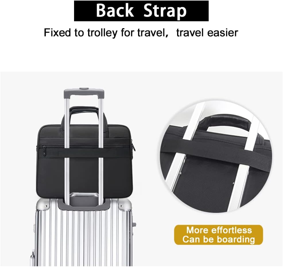 Canvas laptop- og business-tote-taske til herrer