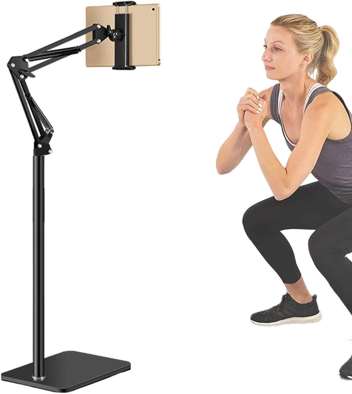 Justerbar 360° telefon- og tablet-gulvstand – Movira