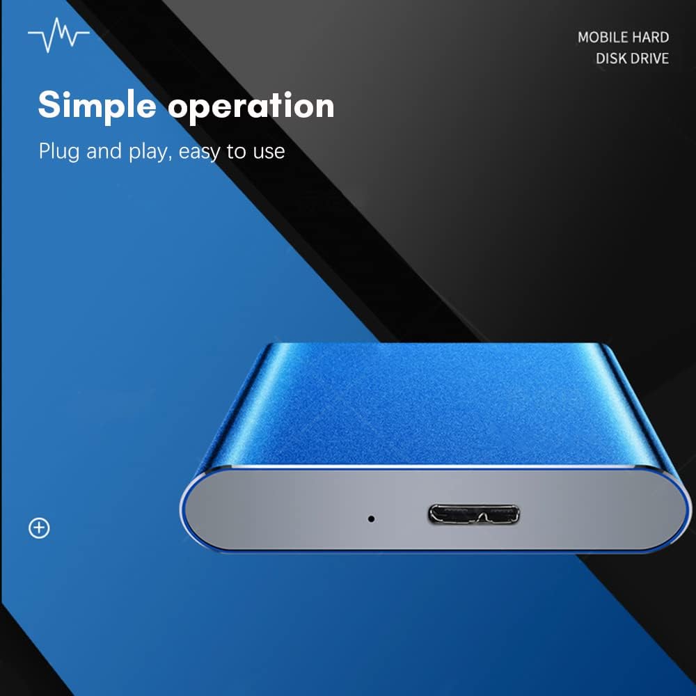 Bærbar 1TB USB 3.0-harddisk med metalhus og højhastighedsoverførsel – Dravero