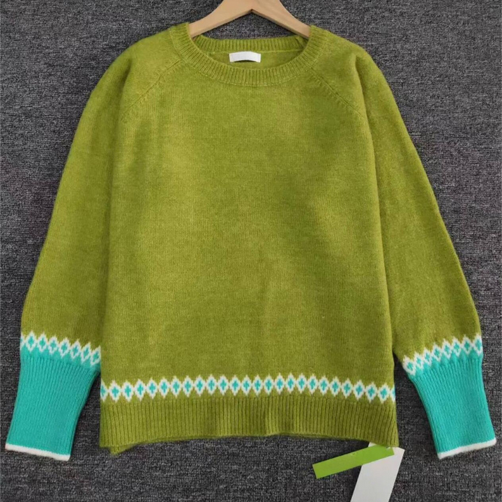 Komfortabel Grøn Damesweater - Elin