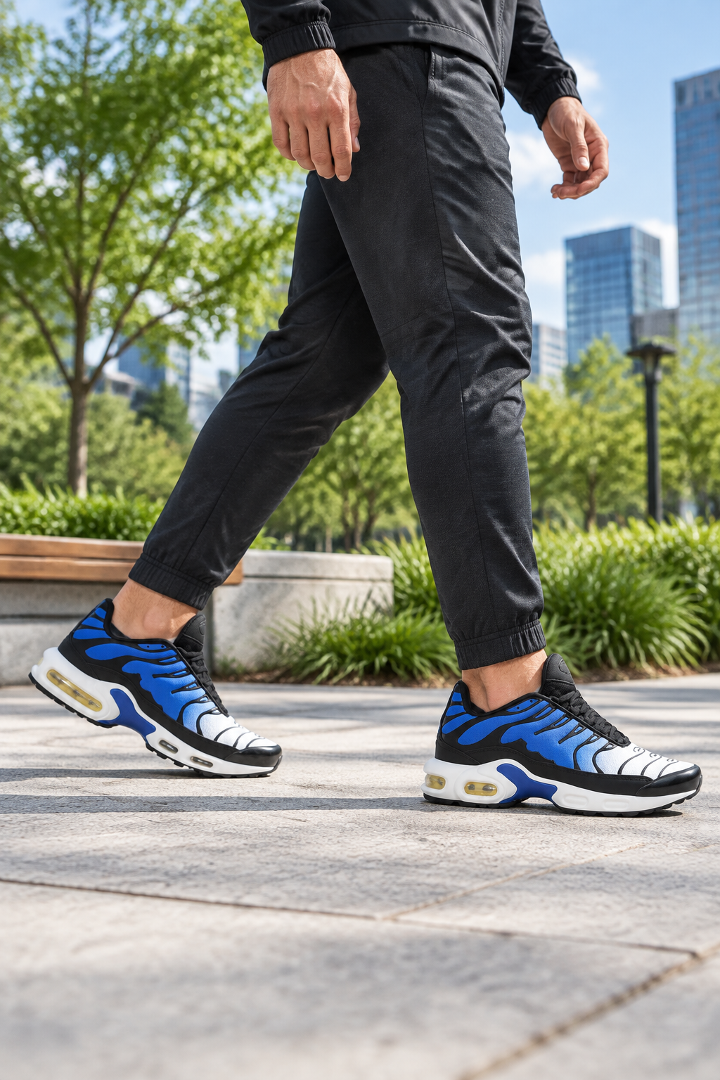 Sporty herresneakers med ventilerende mesh – Veyron