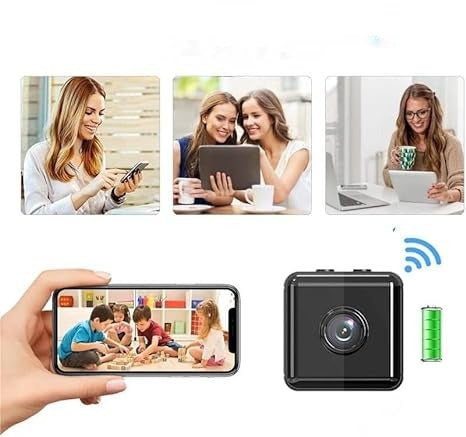 Trådløst 1080P mini WiFi-sikkerhedskamera - SecureView