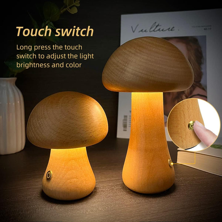 Træsvamp LED natlampe - GlowShroom