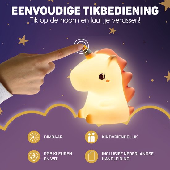 Enhjørning natlampe - DreamCrest