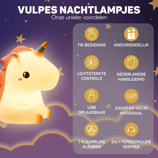 Enhjørning natlampe - DreamCrest
