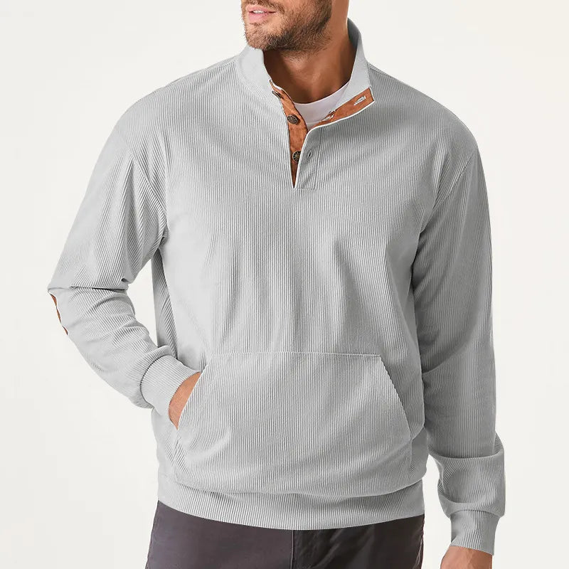 Herresweater med stående krave - Liam