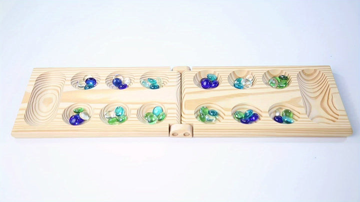 Mancala Deluxe Brætspil - BrainStones